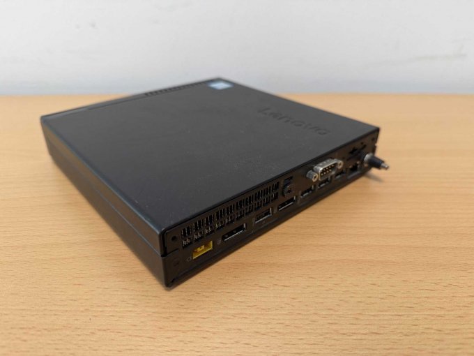 Lenovo ThinkCentre M710q – Desktop-Mini PC
Ansicht von hinten