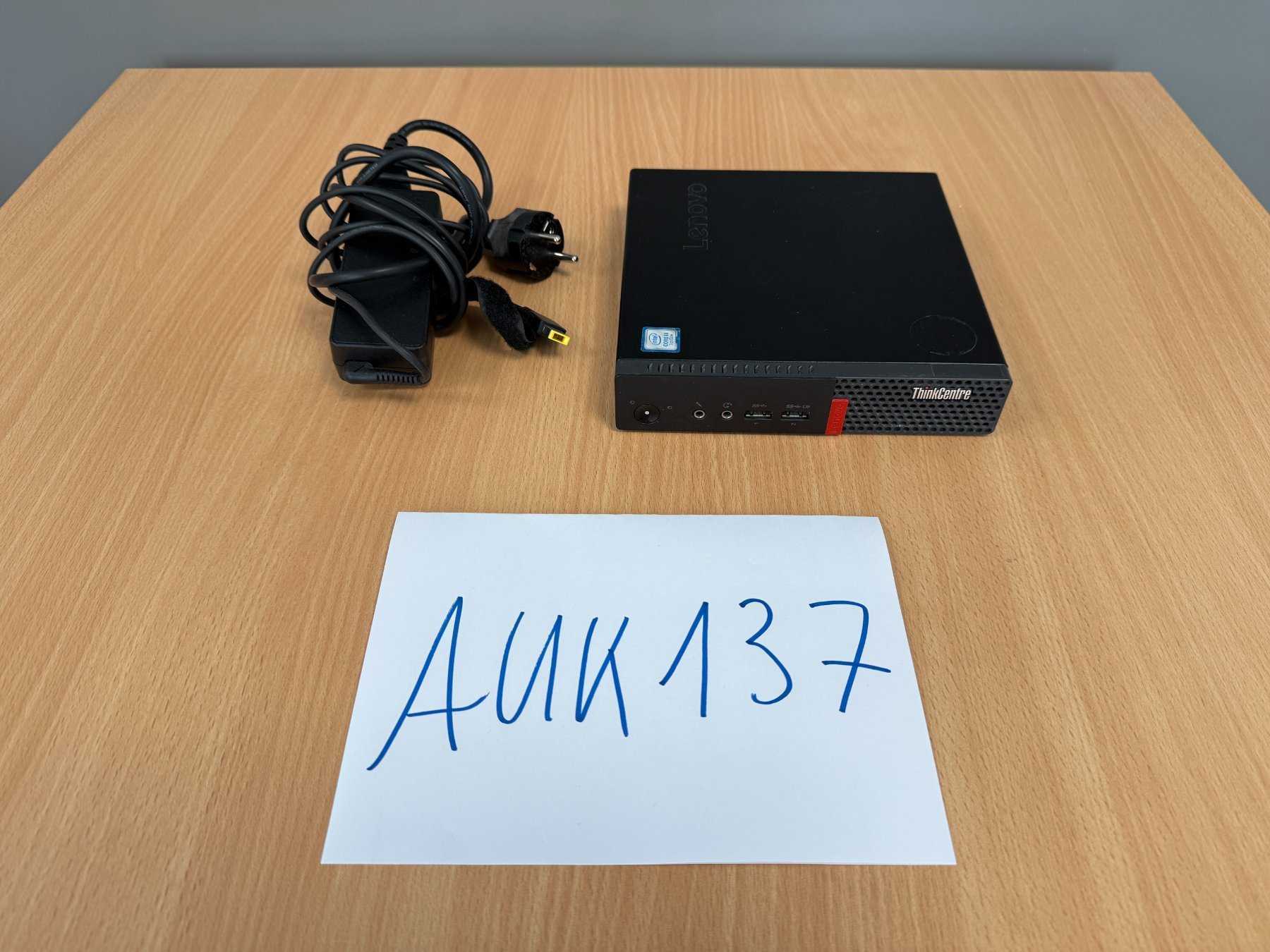 Lenovo ThinkCentre M710q – Desktop-Mini PC mit Netzteil
