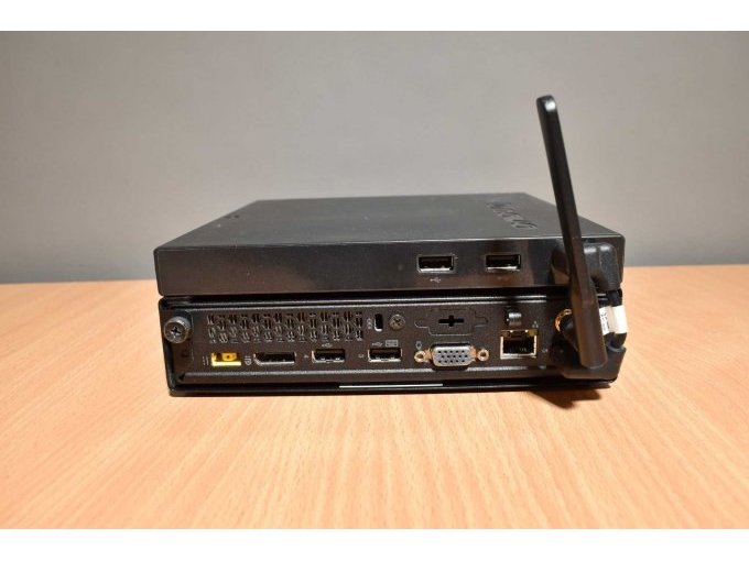 Lenovo ThinkCentre M73 10AY – Tiny Desktop
Rücksicht der Anschlüsse