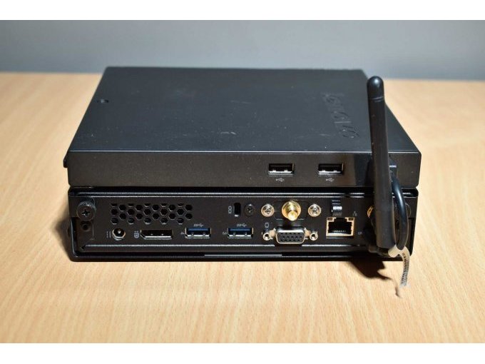 Lenovo ThinkCentre M92 3235 – Tiny Desktop
Ansicht der Anschlüsse hinten