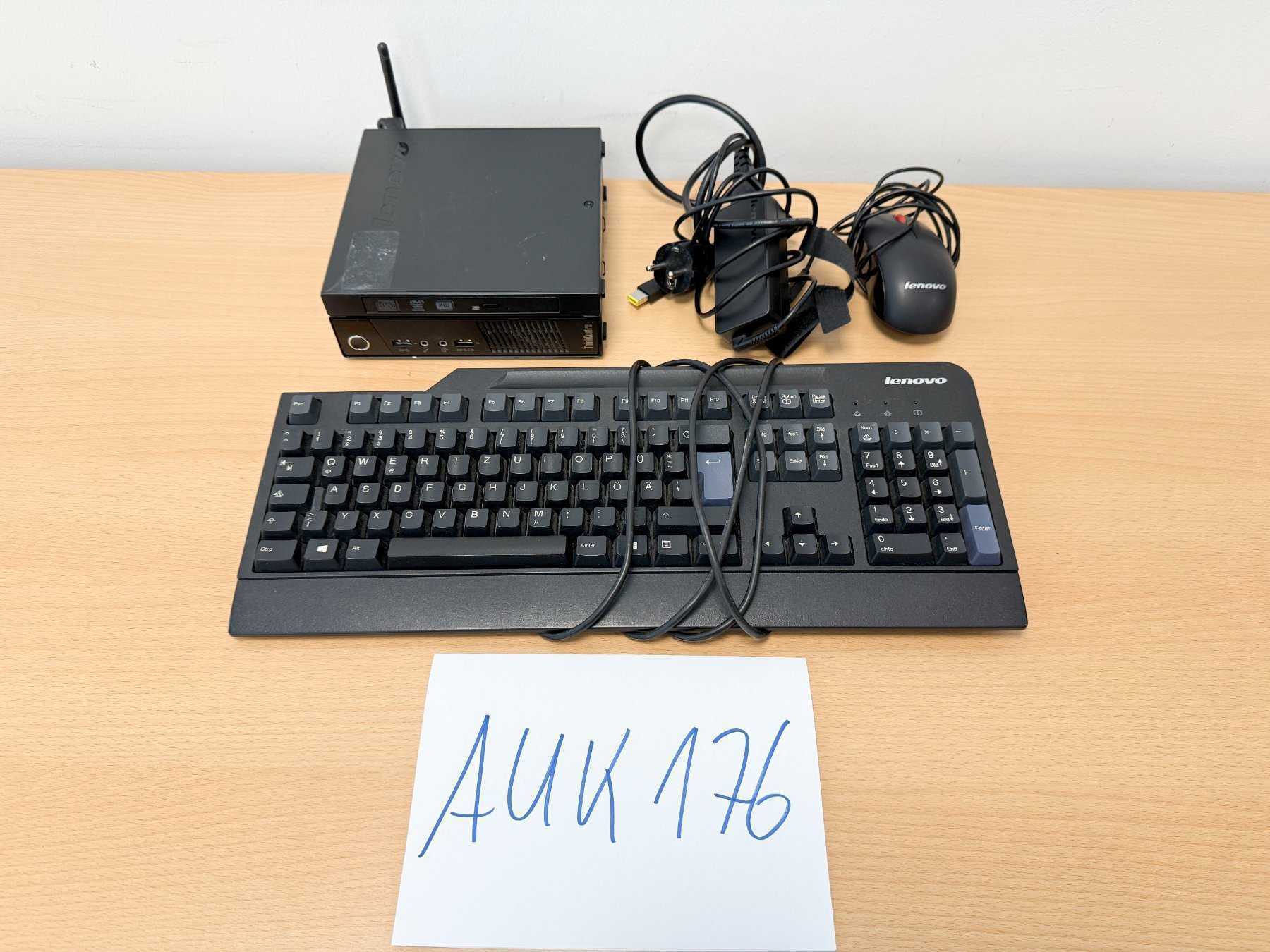 Lenovo ThinkCentre M93 10A5 – Tiny Desktop mit Zubehör
