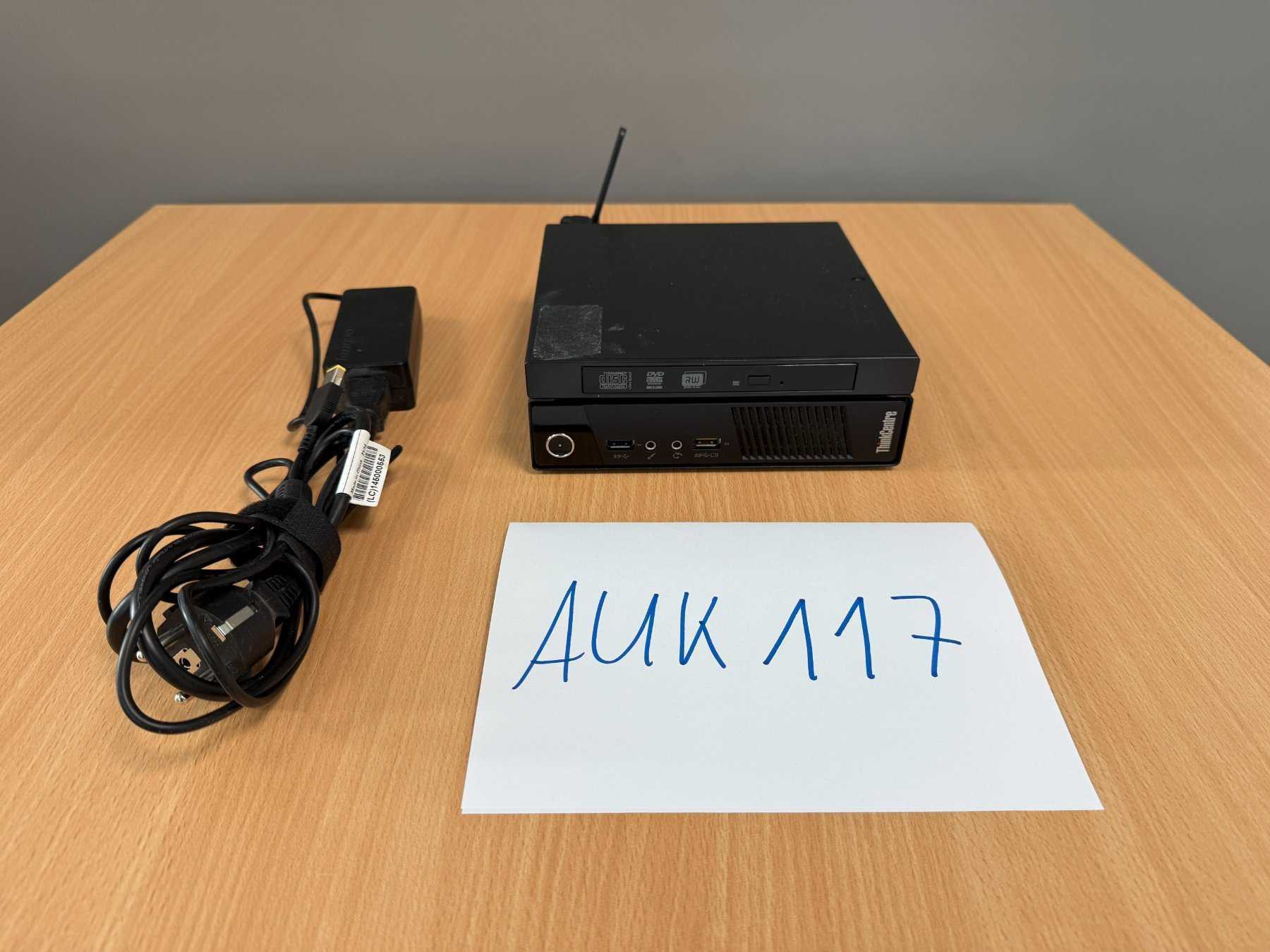 Lenovo ThinkCentre M93 10A5 – Tiny Desktop 
mit Netzteil
Ansicht von vorne