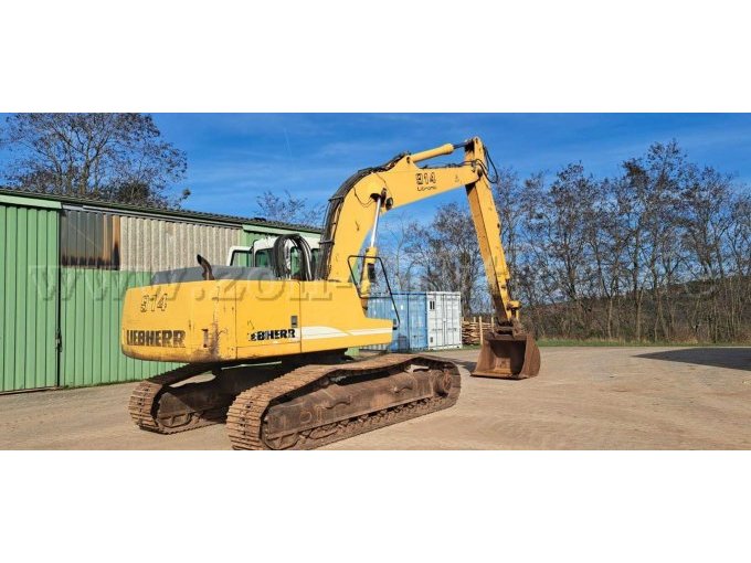 Heck - Seitenansicht Bagger Fahrtrichtung rechts