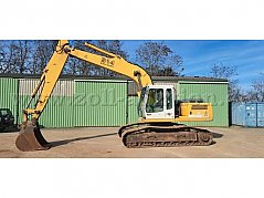 Bagger Seitenansicht Fahrrichtung links