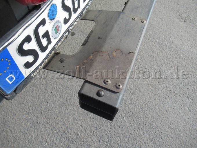 Beschichtungsablösung hinten