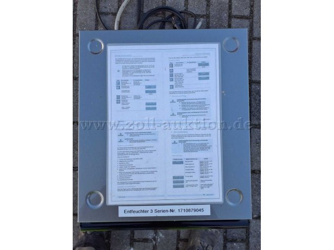 Draufsicht Luftentfeuchter
