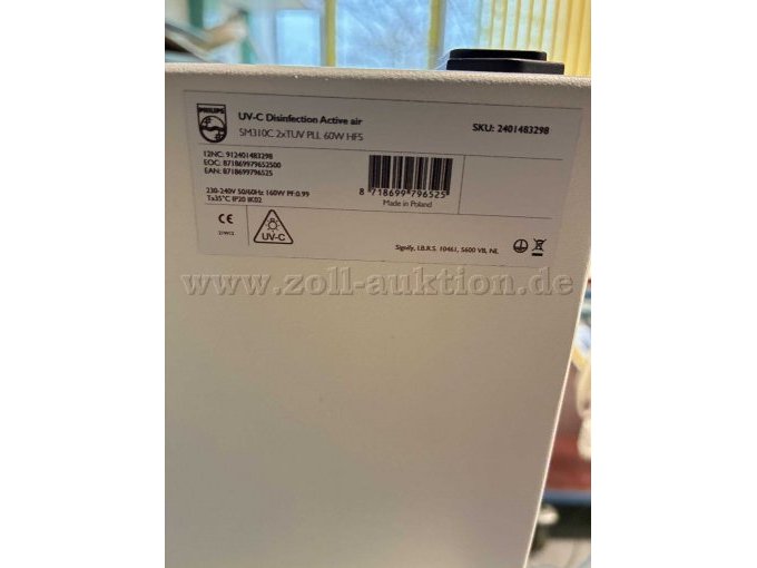 1 Luftfilter Philips Lighting SM310C 2xTUV PLL 60W HFS – foto 3 – kavel bij Zoll-Auktion, Oberschleißheim