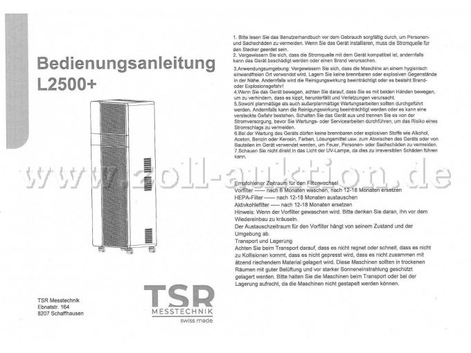 Bedienungsanleitung