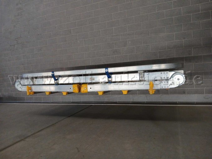 Zusammengeklappt und verstaut