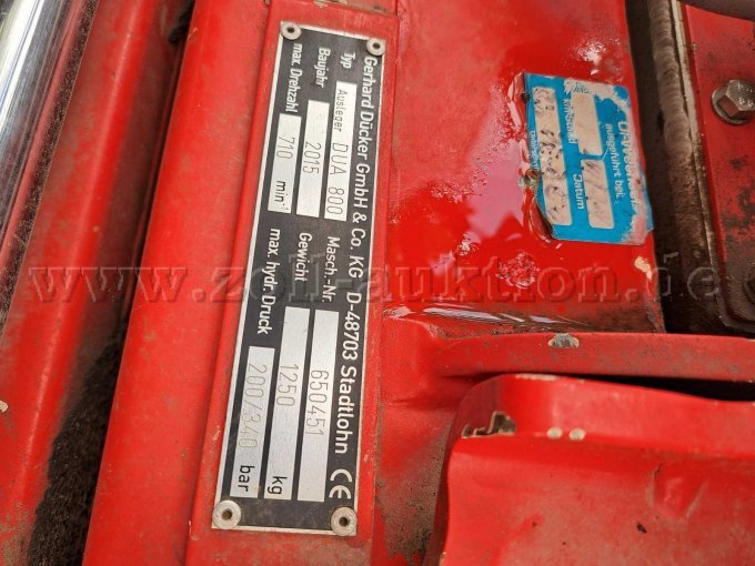 1 maai-aanbouwapparaat Dücker DUA 800, incl. ventilator LG 27 en maaier RSM 13/4 – foto 5 – kavel bij Zoll-Auktion, Bielefeld