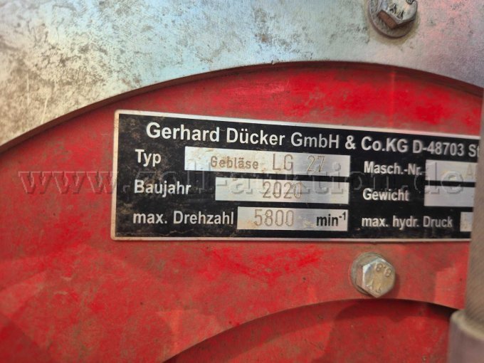1 maai-aanbouwapparaat Dücker DUA 800, incl. ventilator LG 27 en maaier RSM 13/4 – foto 7 – kavel bij Zoll-Auktion, Bielefeld