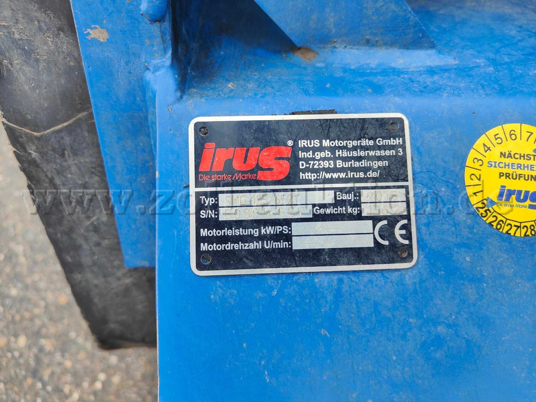 Typenschild Schlegelmulcher