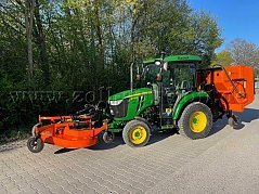 Mit Traktor Seite links