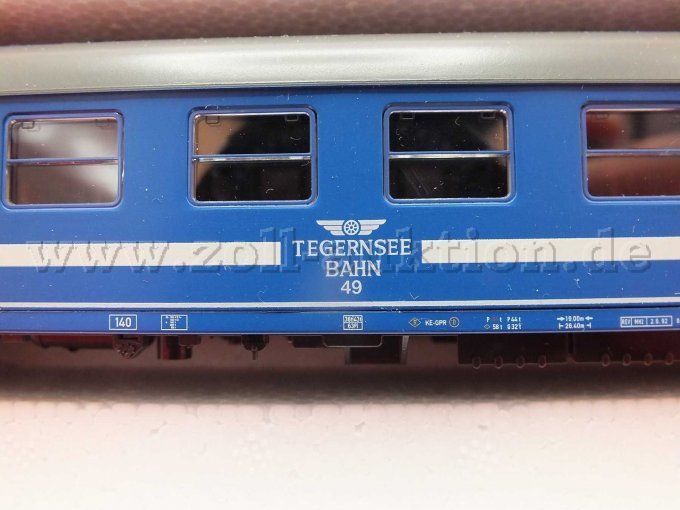 Detailansicht des Personenwagens Wagennummer 49