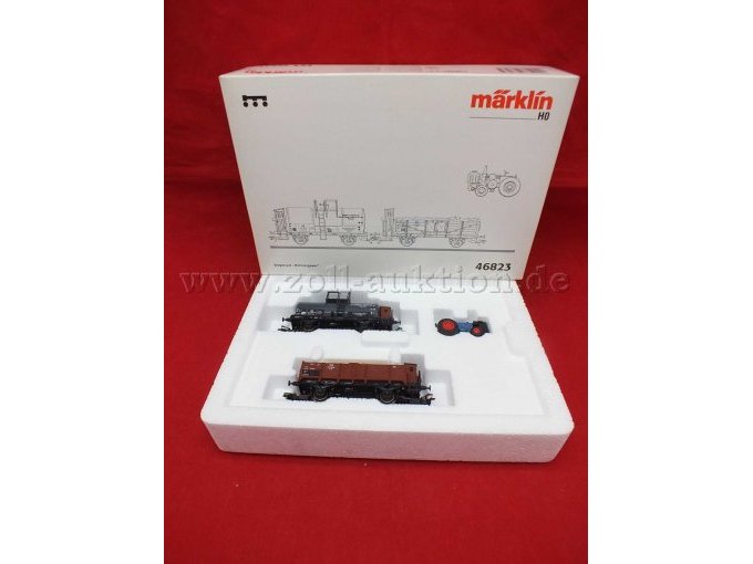 Gesamtansicht Märklin Holzvergaser-Set Nr. 46823 in OVP