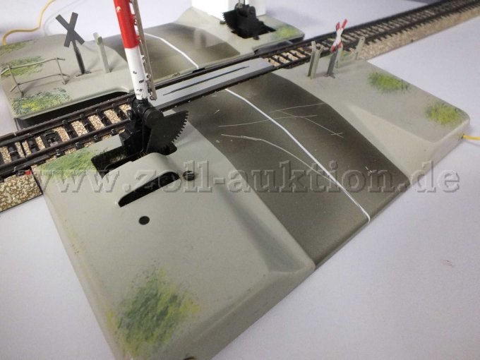 Aufnahme des Übergang mit Beschädigungen von links