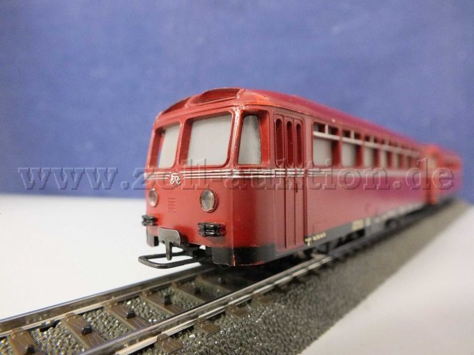 Vordere Ansicht Schienenbus DB 800