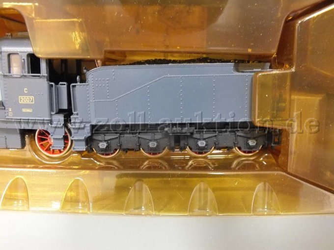 Detailaufnahme des Tender im Blister