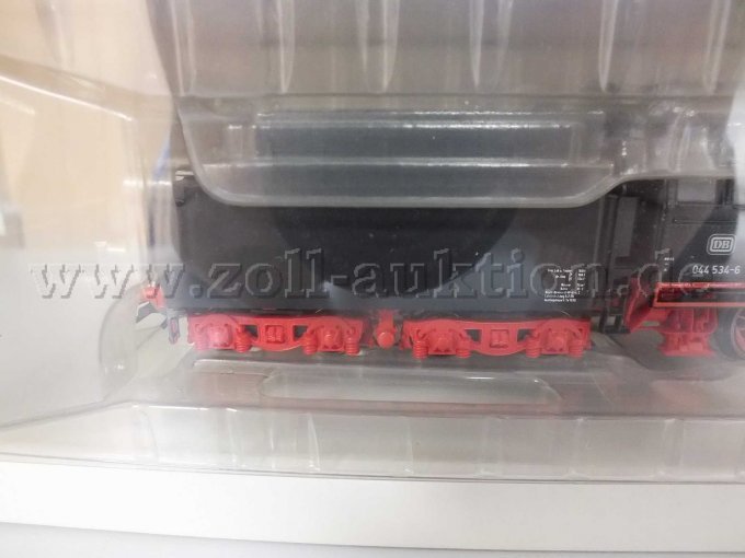 Detailaufnahme des Schlepptender im Blister