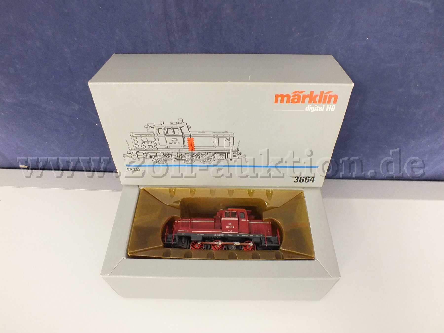 Gesamtansicht der Auktion Diesellokomotive BR 260 der DB