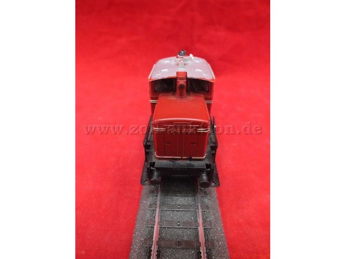 Aufnahme der BR V 60 von hinten . Blick auf Führerstand 2 in Fahrtrichtung