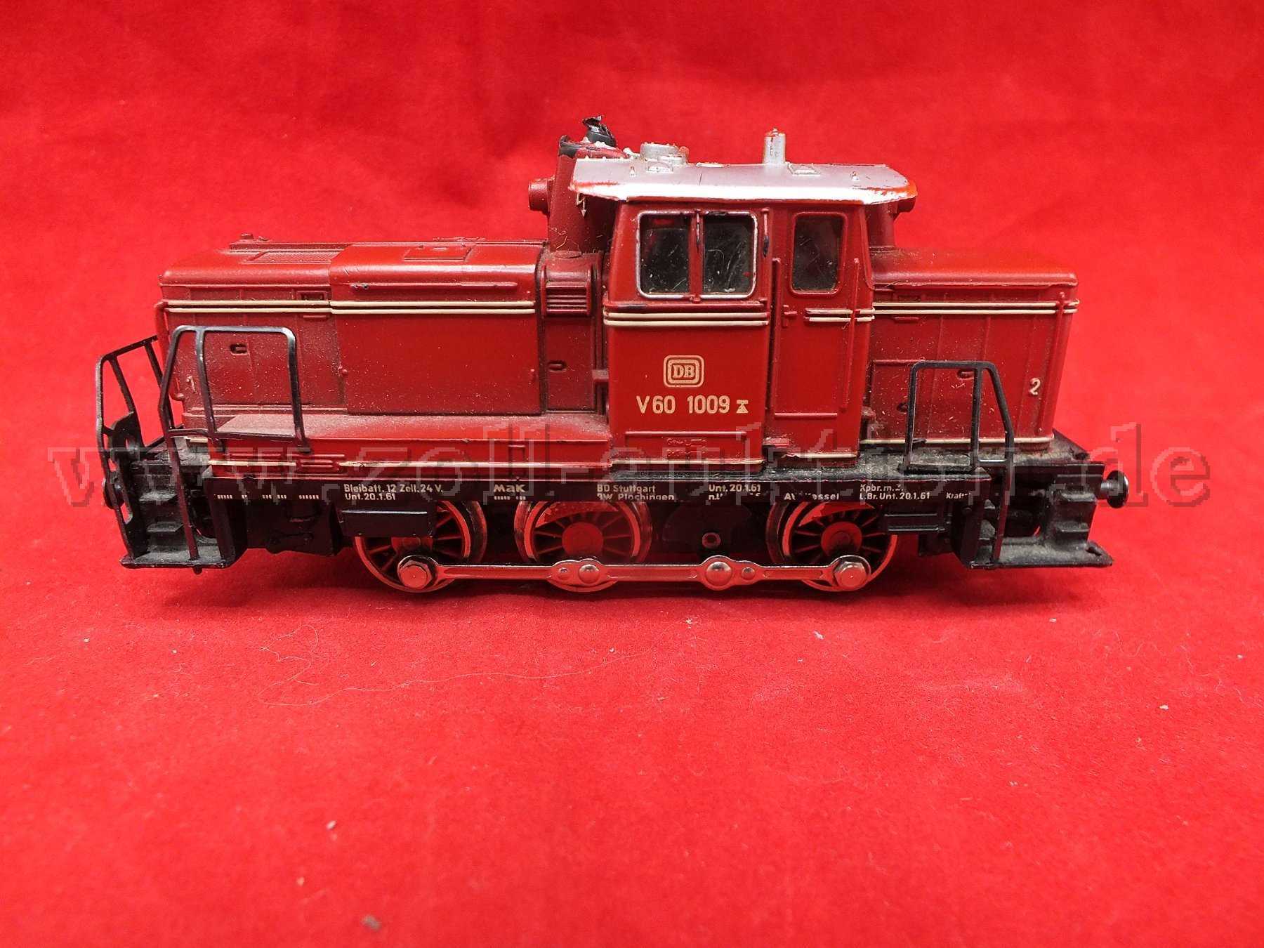 Gesamtansicht der Auktion Märklin Diesellokomotive BR V 60 der DB