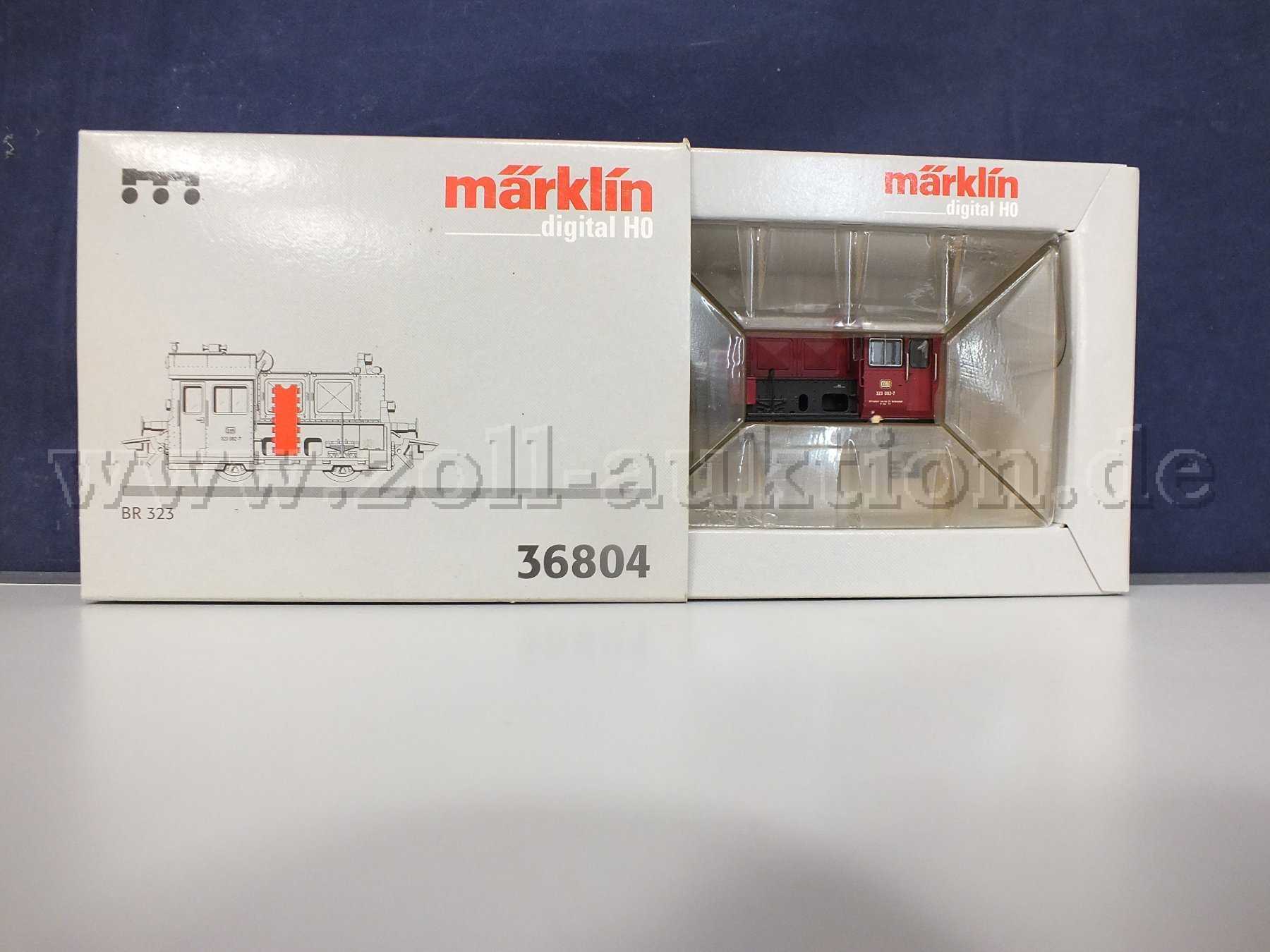 Gesamtansicht der Auktion Baureihe 323 der Deutschen Bundesbahn (DB). Ausführung mit geschlossenem Führerhaus.