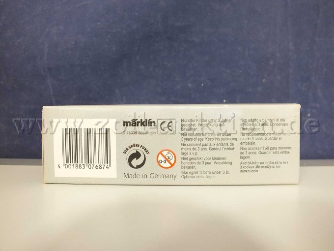 Aufnahme der OVP von oben liegend mit Beschädigung