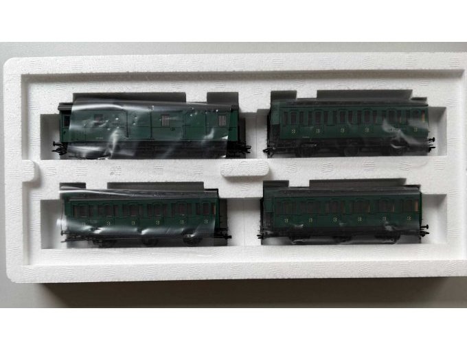 Waggons in Verpackung