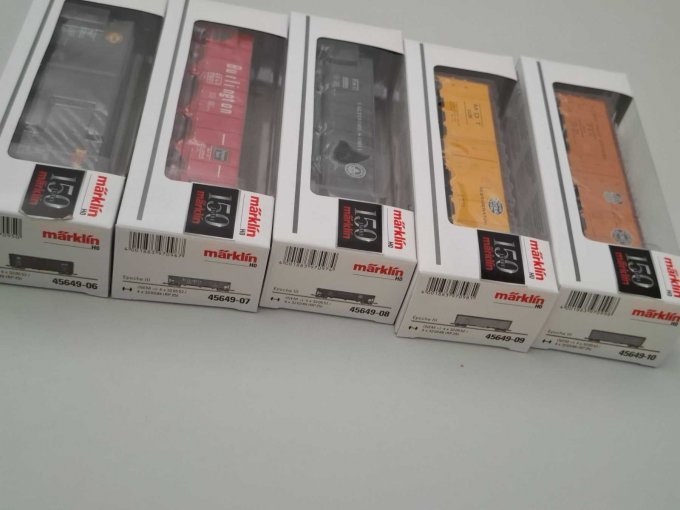 Etiketten der einzelnen Wägen (1)