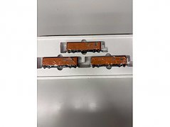 Waggons in Verpackung