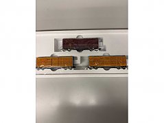 Waggons in Verpackung