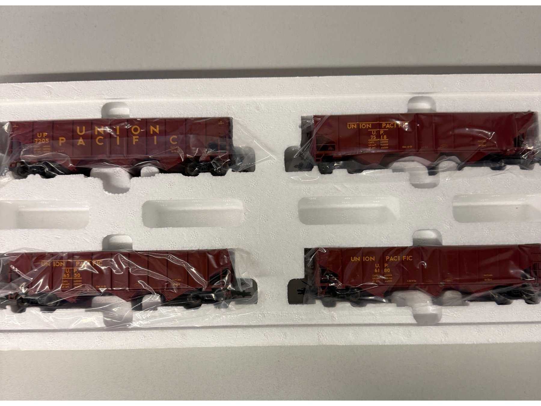 Waggons in Verpackung