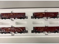 Waggons in Verpackung