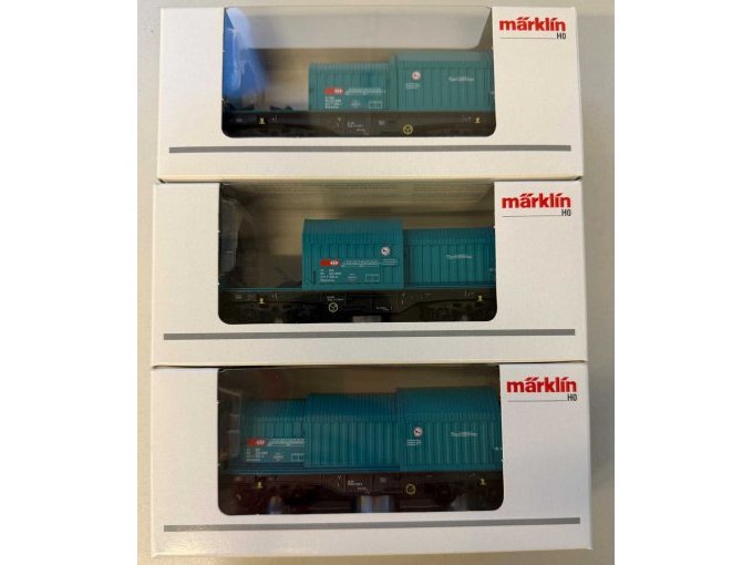 Waggons in Verpackung