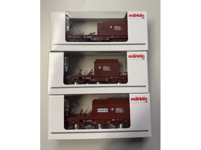 Waggons in Verpackung