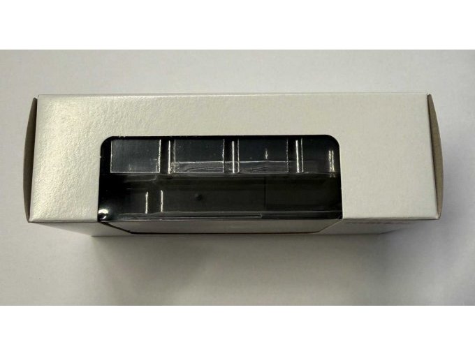 Verpackung und Waggon von oben