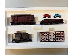 Waggons in Verpackung