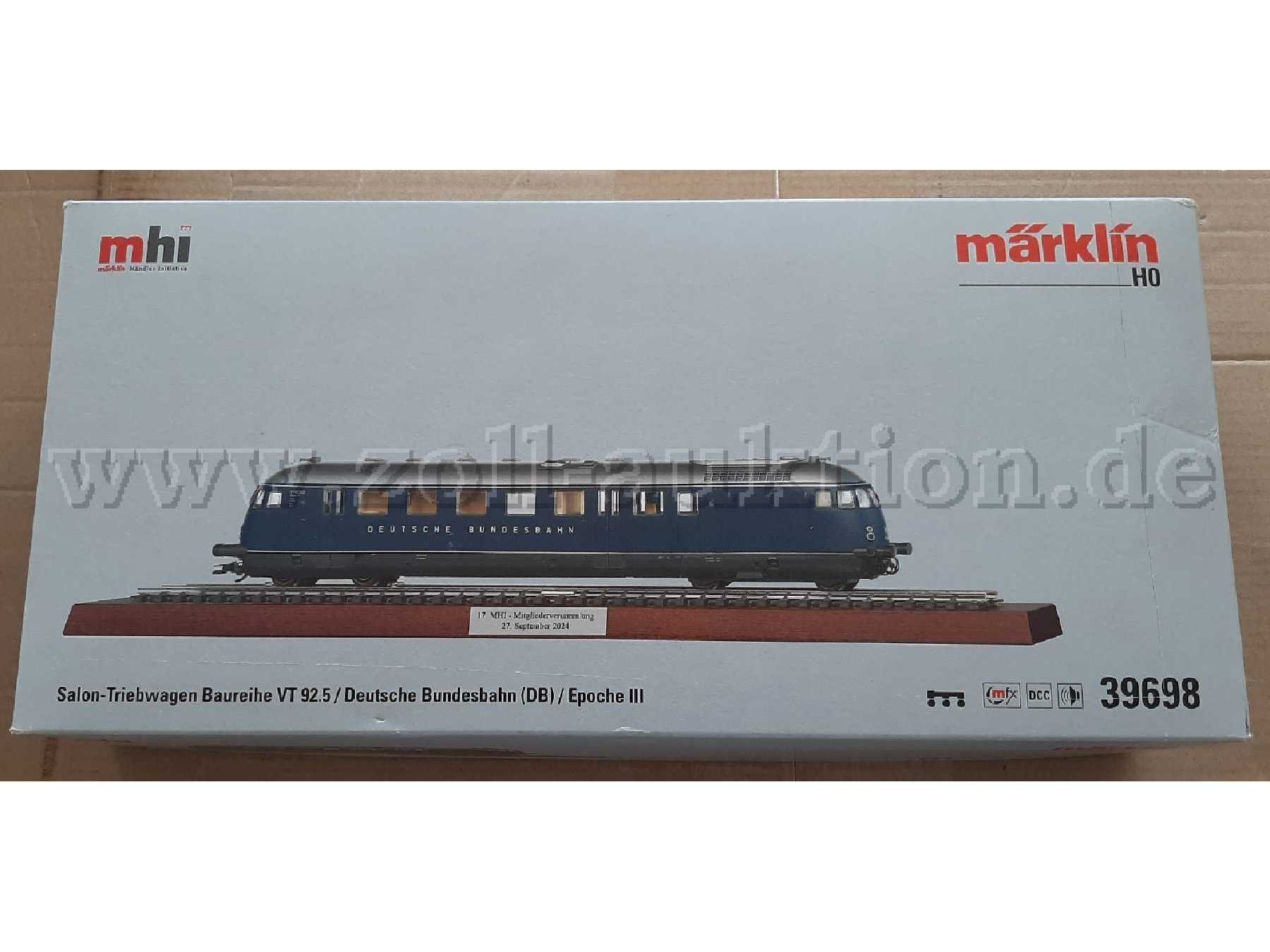 Originalverpackung Märklin 39698 Vorderseite