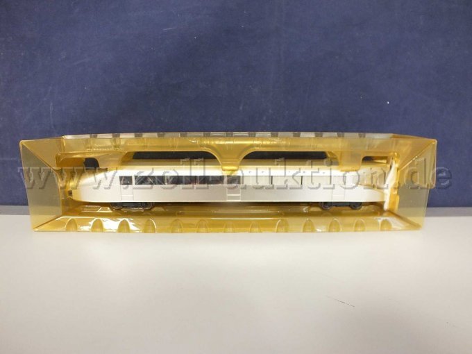 Ansicht des Schienenzeppelin "Kruckenberg" im Blister