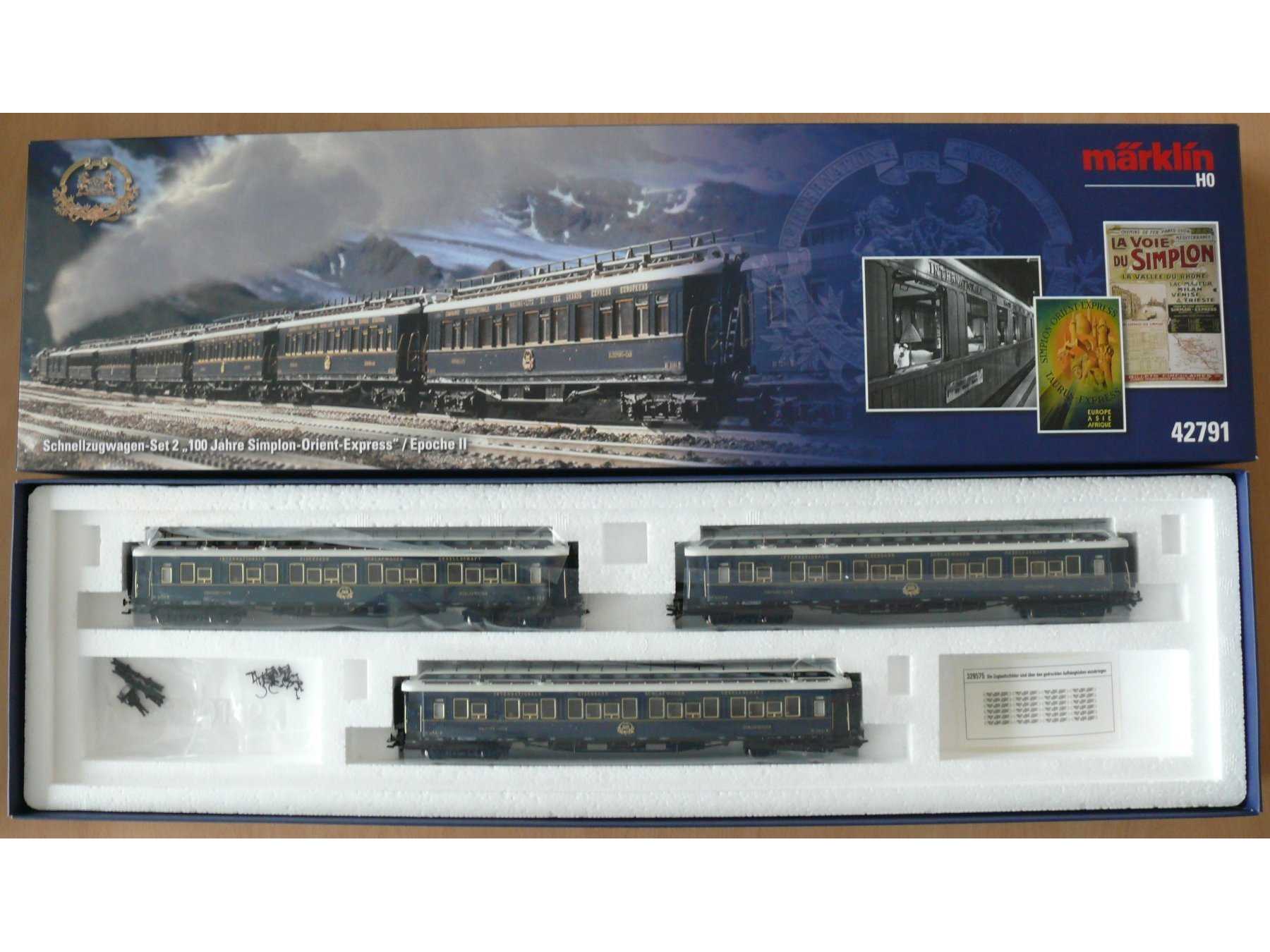 Schnellzugwagen-Set 2 "Simplon-Orient-Express"