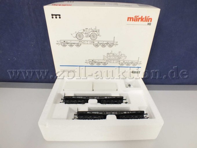 Gesamtansicht der Auktion Schwerlastwagen-Set Baumaschinen