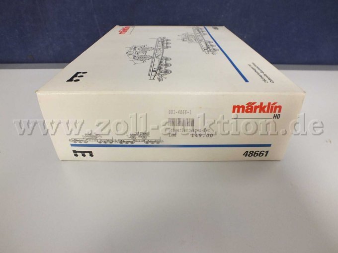 Seitliche Ansicht der OVP von links liegend mit Beschädigung