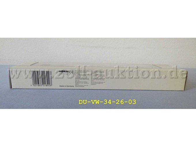 Verpackung Unterseite
