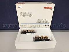 Gesamtansicht der Auktion Wagen-Set 2 Fasswagen der badischen Staatseisenbahnen mit Echtholzfässer