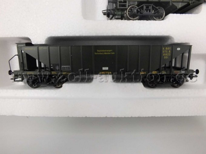 Detailaufnahme des Kohlentrichterwagen K.BAY. STS.B. 8182300