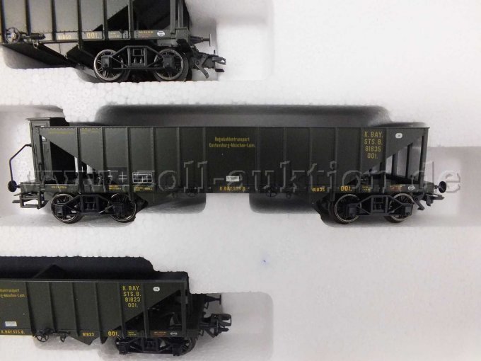 Detailaufnahme des Kohlentrichterwagen K.BAY. STS.B. 8183500