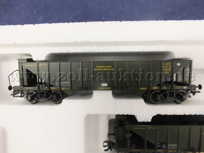 Detailaufnahme des Kohlentrichterwagen K.BAY. STS.B. 8185000