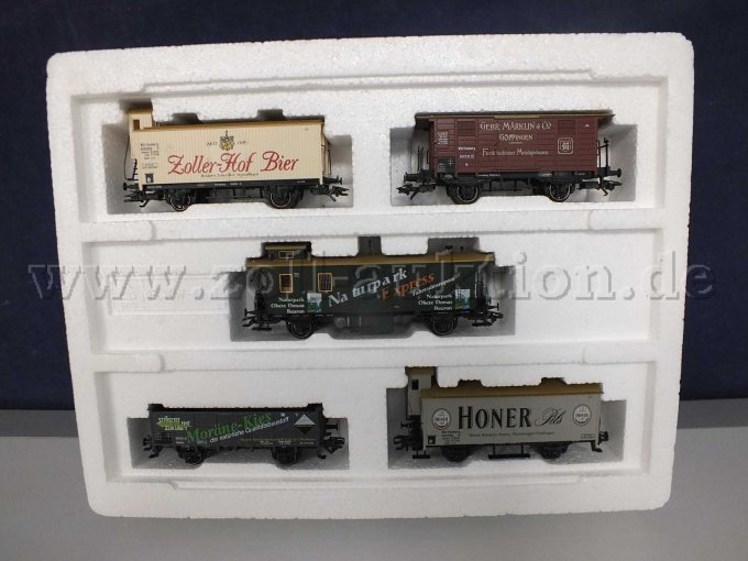 Detailaufnahme des Set in geöffneter OVP