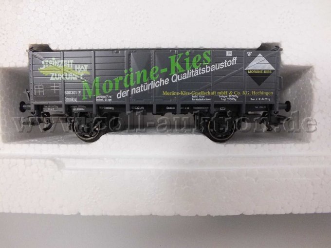 Detailaufnahme Güterwagen Moräne-Kies